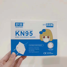 Load image into Gallery viewer, KN95 children's face masks breathable earloop design