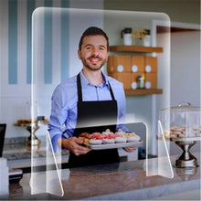Load image into Gallery viewer, Acrylic Sneeze Guard / Protective Shield - Freestanding Countertop Design