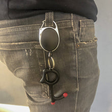 Load image into Gallery viewer, Safeline Key - Multifunctional Brass Hand Tool - Contactless Door Opener & Stylus