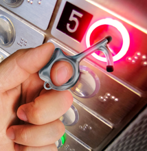 Load image into Gallery viewer, antimicrobial door opener tool keychain for atms