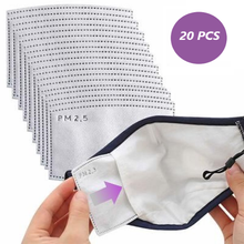Load image into Gallery viewer, PM2.5 Mask Replacement Filters  for Reusable Cloth Masks

