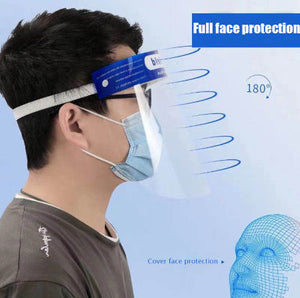 clear face shields for full face protection 