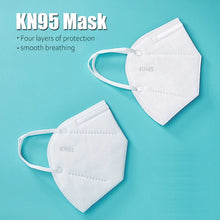 Load image into Gallery viewer, disposable Kn95 dust mask with filter for virus
